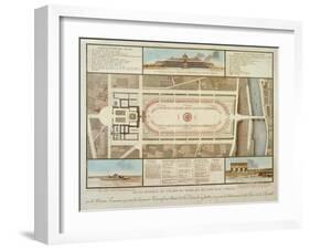 Plan général du Champ-de-Mars-null-Framed Giclee Print