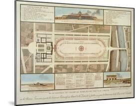 Plan général du Champ-de-Mars-null-Mounted Giclee Print