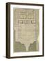 Plan général du pavillon de La Lanterne-null-Framed Giclee Print