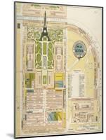Plan Général: Exposition Universelle de 1889-Fr. Becker-Mounted Giclee Print