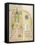Plan Général: Exposition Universelle de 1889-Fr. Becker-Framed Stretched Canvas