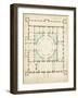 Plan in Taupe & Spa I-Vision Studio-Framed Art Print