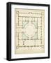 Plan in Taupe & Spa I-Vision Studio-Framed Art Print