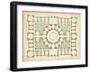 Plan in Taupe & Spa III-Vision Studio-Framed Art Print