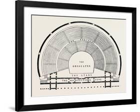 Plan of a Greek Theatre-null-Framed Giclee Print