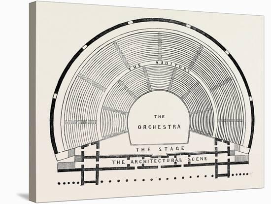 Plan of a Greek Theatre-null-Stretched Canvas
