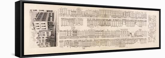 Plan of Aldersgate Street, London, C1839-null-Framed Stretched Canvas
