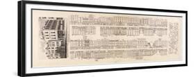 Plan of Aldersgate Street, London, C1839-null-Framed Premium Giclee Print