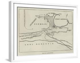 Plan of Alexandria-null-Framed Giclee Print