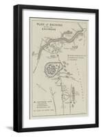 Plan of Bacninh with its Environs-null-Framed Giclee Print