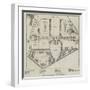 Plan of Bethlem Hospital, Wards, and Gardens-null-Framed Giclee Print