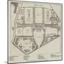 Plan of Bethlem Hospital, Wards, and Gardens-null-Mounted Giclee Print