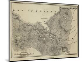 Plan of Bilbao and Somorrostro-John Dower-Mounted Giclee Print