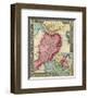 Plan of Boston, c.1860-Samuel Augustus Mitchell-Framed Art Print