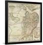 Plan of Boston Comprising a Part of Charlestown and Cambridge, c.1846-George G^ Smith-Framed Art Print