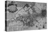 Plan of Boston, New England, 1739-null-Stretched Canvas