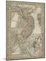 Plan of Boston-Mitchell-Mounted Art Print