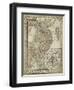 Plan of Boston-Mitchell-Framed Art Print