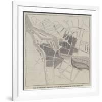 Plan of Bridgetown, Barbadoes, Showing the Part Destroyed by the Recent Fire-null-Framed Giclee Print