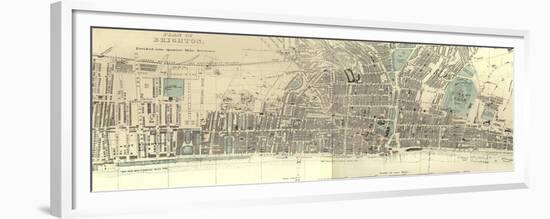 Plan of Brighton-null-Framed Giclee Print