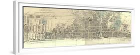 Plan of Brighton-null-Framed Giclee Print