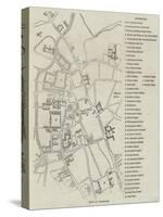 Plan of Cambridge-null-Stretched Canvas
