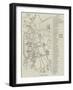 Plan of Cambridge-null-Framed Giclee Print