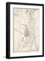 Plan of Cawnpore 1857, from 'Cassell's Illustrated History of England'-English School-Framed Giclee Print