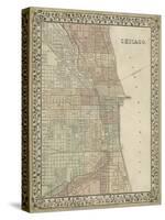 Plan of Chicago-Mitchell-Stretched Canvas