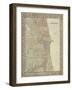 Plan of Chicago-Mitchell-Framed Art Print