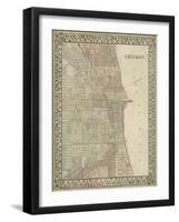 Plan of Chicago-Mitchell-Framed Art Print