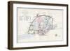 Plan of Delhi, India, 1857-1858-Guyoy & Wood-Framed Giclee Print