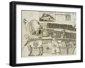 Plan of Edinburgh, Pub. by John Smith-Andrew Johnston-Framed Giclee Print