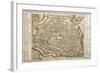 Plan of Ferrara, 1598-null-Framed Giclee Print