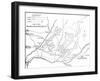 'Plan of General Burrows' March to the Helmund (July 4-29, 1880)', c1880-Unknown-Framed Giclee Print