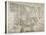 Plan of Kensington Palace and Gardens, London, 1736-John Rocque-Stretched Canvas