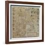 Plan of Leeds, Surveyed by John Cossins, C.1730-null-Framed Giclee Print