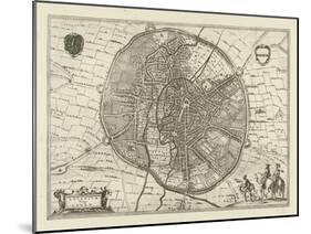 Plan of Leuven, 1581-Jan Luyken-Mounted Giclee Print