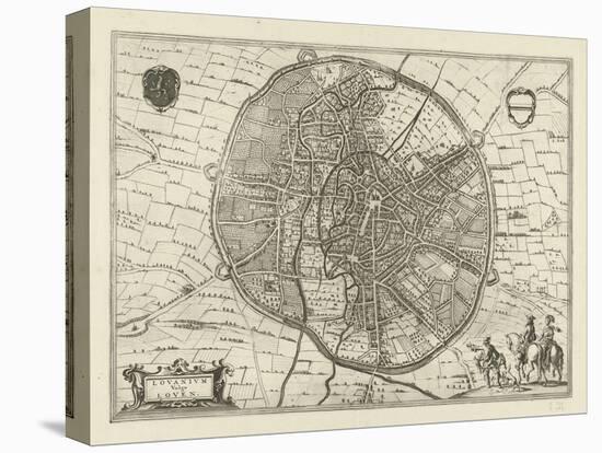 Plan of Leuven, 1581-Jan Luyken-Stretched Canvas