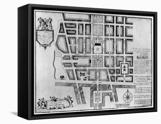 Plan of Lord Harley's Estate, London, 1907-null-Framed Stretched Canvas