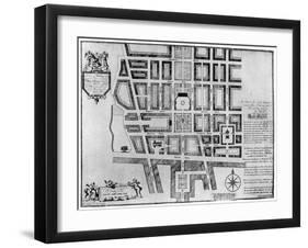 Plan of Lord Harley's Estate, London, 1907-null-Framed Giclee Print