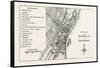 Plan of Montreal, Canada, 1870S-null-Framed Stretched Canvas