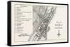 Plan of Montreal, Canada, 1870S-null-Framed Stretched Canvas