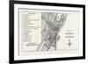 Plan of Montreal, Canada, 1870S-null-Framed Giclee Print