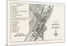 Plan of Montreal, Canada, 1870S-null-Mounted Giclee Print