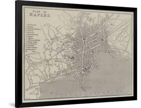 Plan of Naples-John Dower-Framed Giclee Print