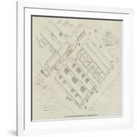 Plan of New Farm Buildings at Shirburn, Oxon-null-Framed Giclee Print