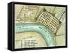 Plan Of New Orleans, 1798-null-Framed Stretched Canvas