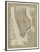 Plan of New York-Mitchell-Framed Premium Giclee Print