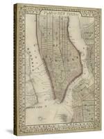 Plan of New York-Mitchell-Stretched Canvas